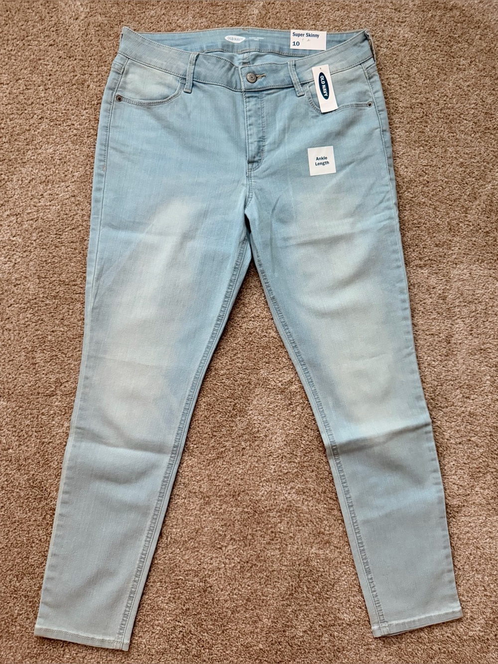 Old Navy Super Skinny Ankle Jeans - Light Wash